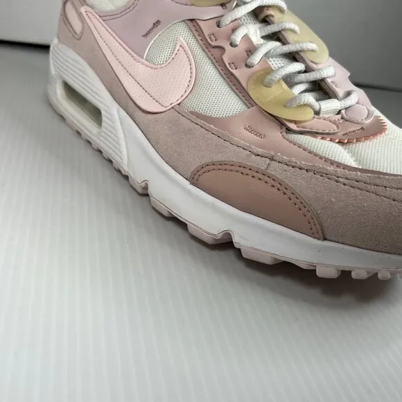 Nike Wmns Air Max 90 Futura Barely Rose White Pink Women Casual Size9 DM9922-104