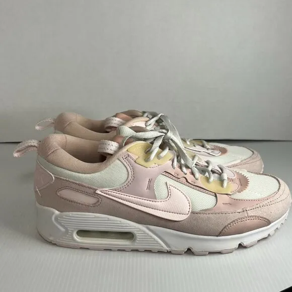 Nike Wmns Air Max 90 Futura Barely Rose White Pink Women Casual Size9 DM9922-104
