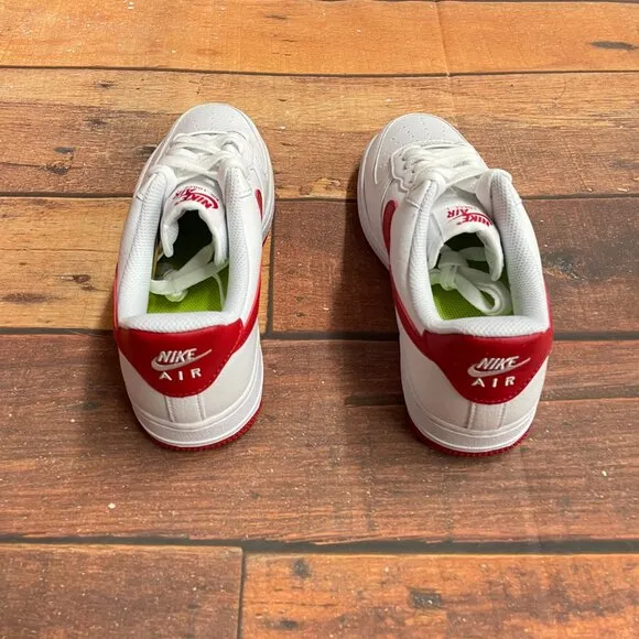 Nike Women's Air Force 1 '07 Next Nature &quot;White Gym Red&quot; Casual Shoes