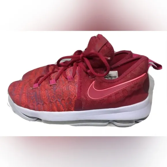 Nike Zoom Kevin Durant 9 GS Boys Basketball Shoes Size 6.5 Used Exc MSRP $162