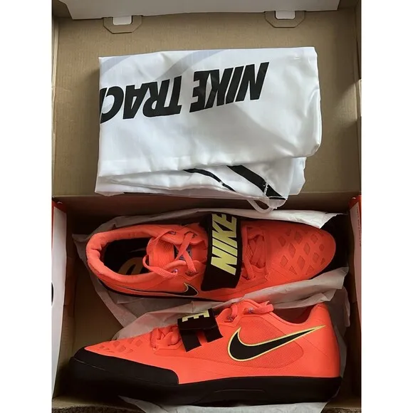 Nike Zoom SD 4 Bright Neon Black Mens Throwing Shoes 685135-800 Mens Size 10 New