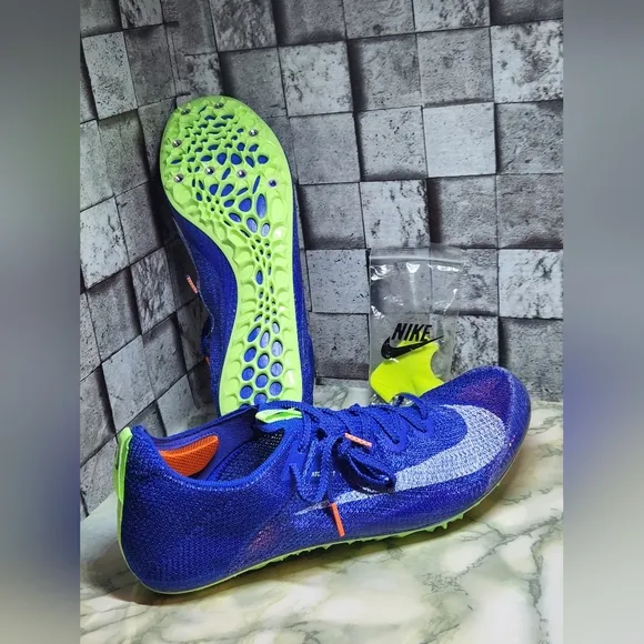 Nike Zoom Superfly Elite 2 Racer Blue Lime Blast . Men's Size 12.5