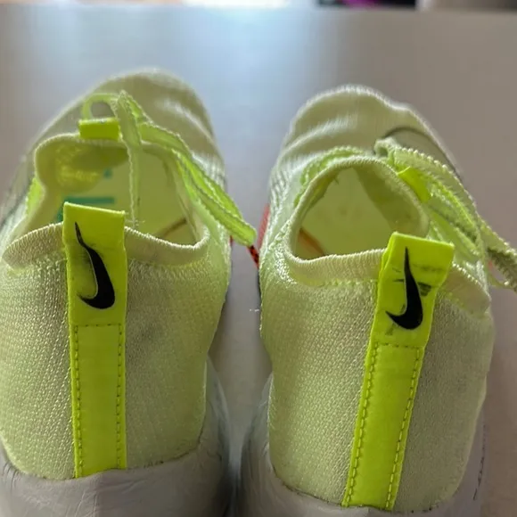 Nike ZoomX Vibrant Green and Orange Athletic Shoes