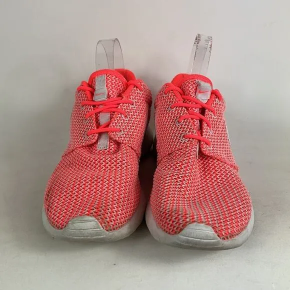 Nike roshe us women’s size 8.5 neon orange pink white hot lava running sneakers