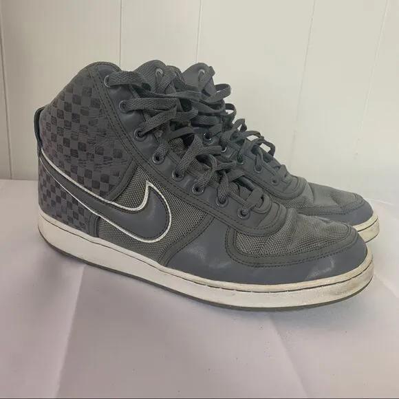 NIKE VANDAL HIGH HI Sneakers Premium Grey Checked
