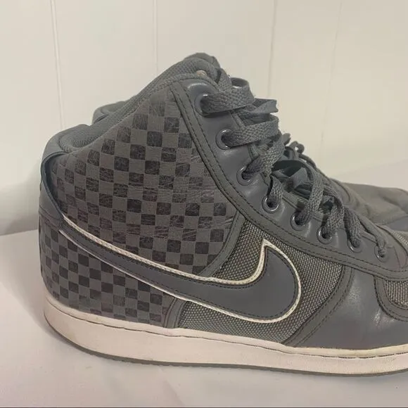 NIKE VANDAL HIGH HI Sneakers Premium Grey Checked
