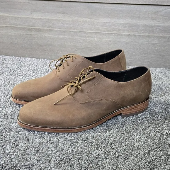 Nisolo Men's Everyday Oxford in color Tobacco NEW size 10.5