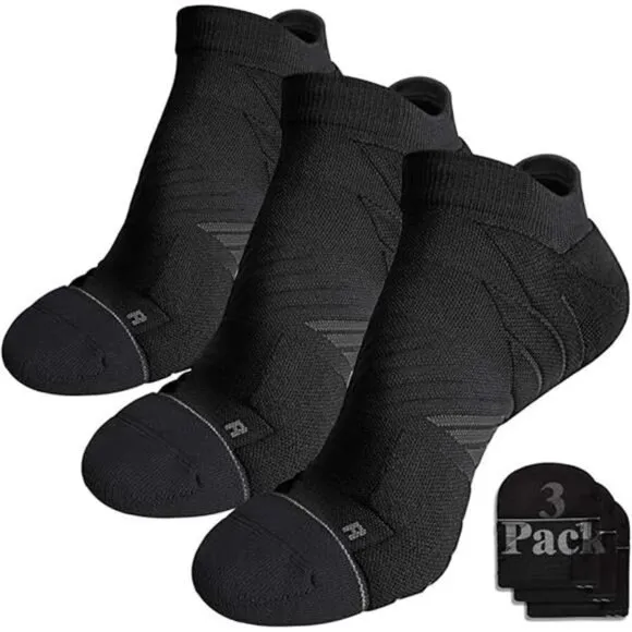 No Show Running Athletic Anti-Blister Wicking Coolmax Socks, Seamless Anti-odor