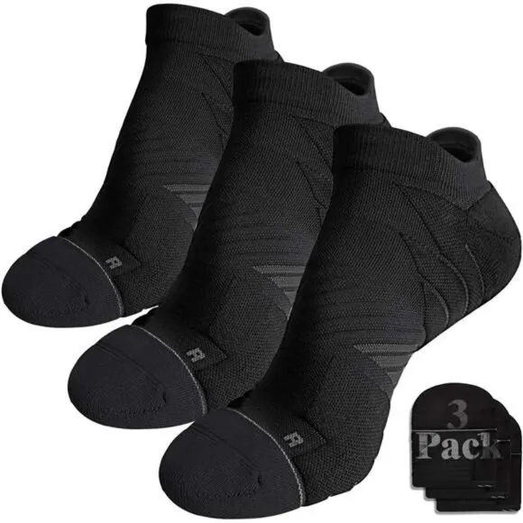 No Show Running Athletic Anti-Blister Wicking Coolmax Socks, Seamless Anti-odor