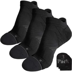No Show Running Athletic Anti-Blister Wicking Coolmax Socks, Seamless Anti-odor