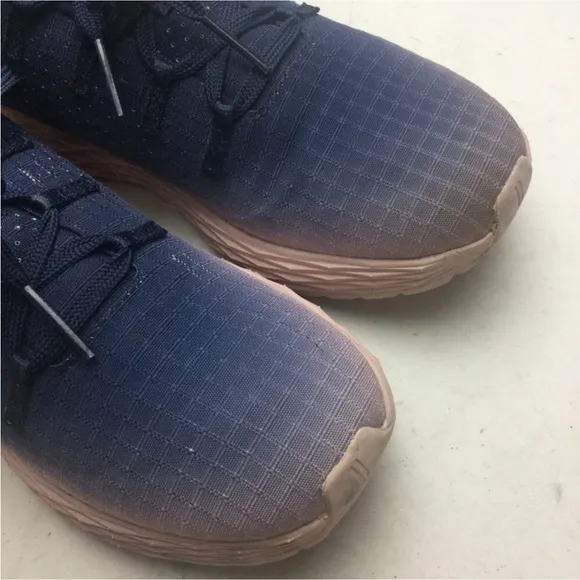 NoBull AllDay Gradient Perforates Ripstop Lace-Up Atlantic Dusty Rose Sneakers