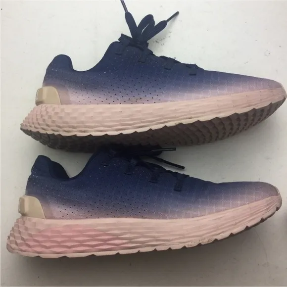 NoBull AllDay Gradient Perforates Ripstop Lace-Up Atlantic Dusty Rose Sneakers