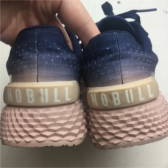 NoBull AllDay Gradient Perforates Ripstop Lace-Up Atlantic Dusty Rose Sneakers