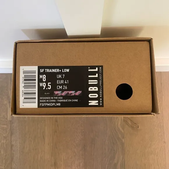 NOBULL Black Sneakers with Tropical Sole
