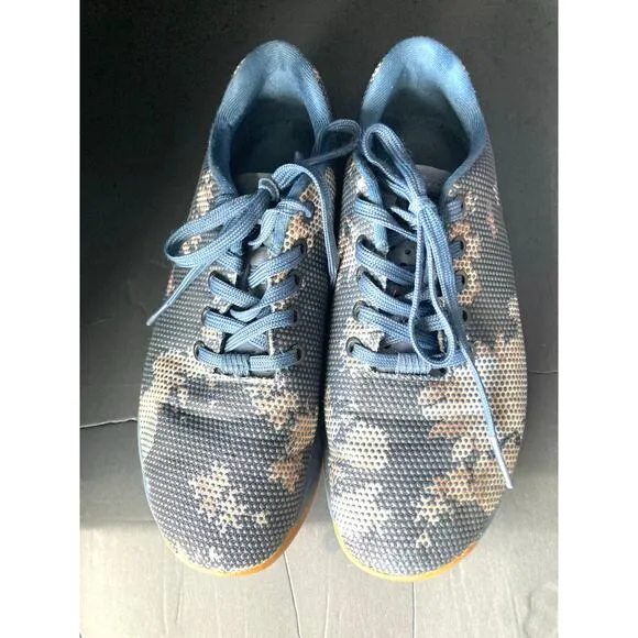 NoBull Just the Horns Athletic Floral Gum Sole trainers Sneakers M6.5/ W8