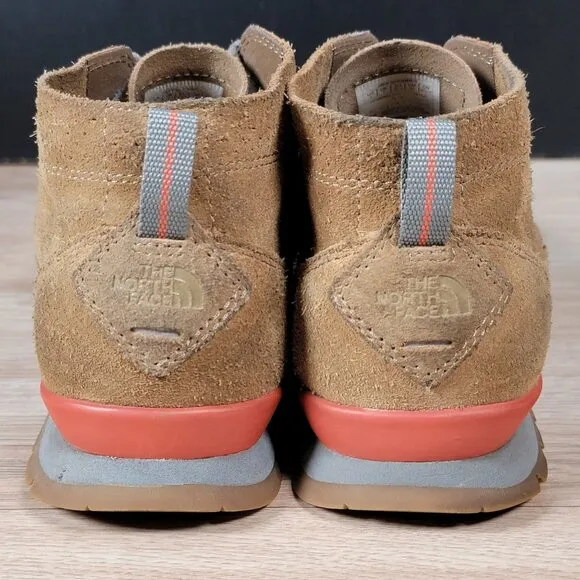 North Face Back To Berkeley Boots Mens Size 8 Brown Chukka Suede Hiking Outdoor