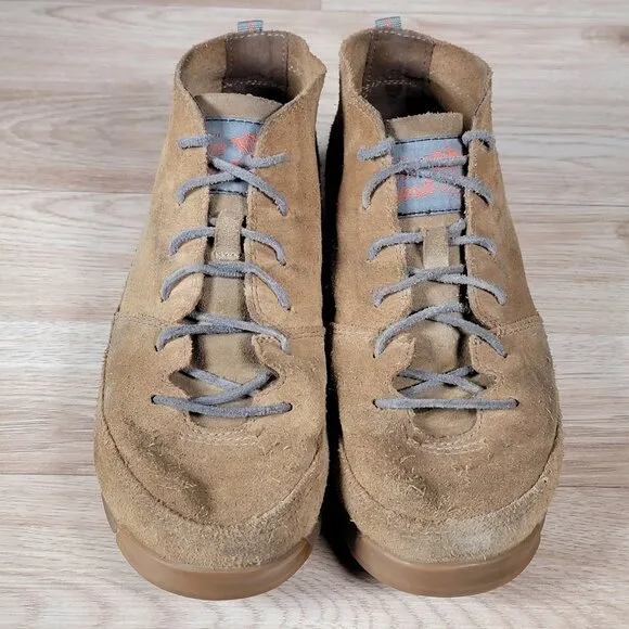 North Face Back To Berkeley Boots Mens Size 8 Brown Chukka Suede Hiking Outdoor