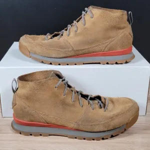 North Face Back To Berkeley Boots Mens Size 8 Brown Chukka Suede Hiking Outdoor