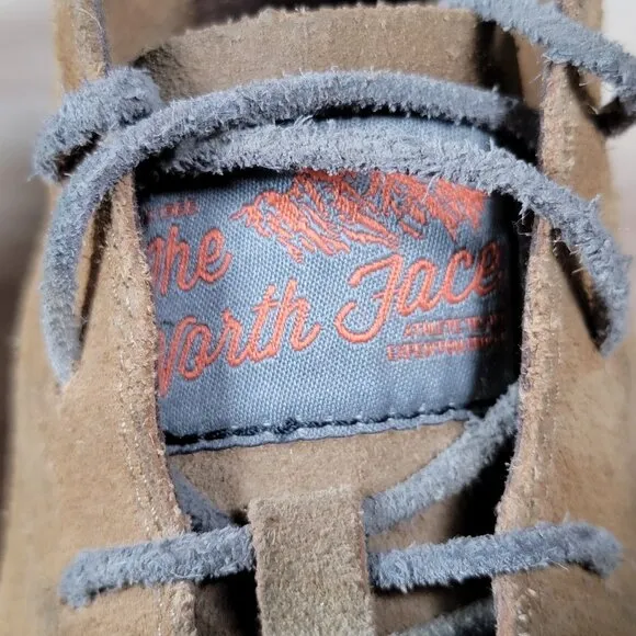 North Face Back To Berkeley Boots Mens Size 8 Brown Chukka Suede Hiking Outdoor