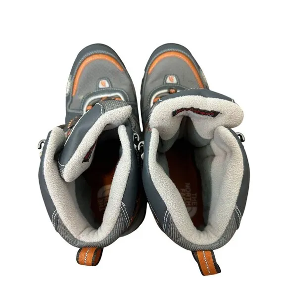 North Face RARE Y2K Primaloft X-2 GoreTex Mens Hiking Boots Size 10 Grey Orange