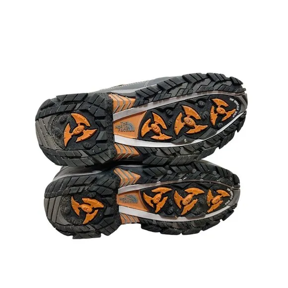 North Face RARE Y2K Primaloft X-2 GoreTex Mens Hiking Boots Size 10 Grey Orange