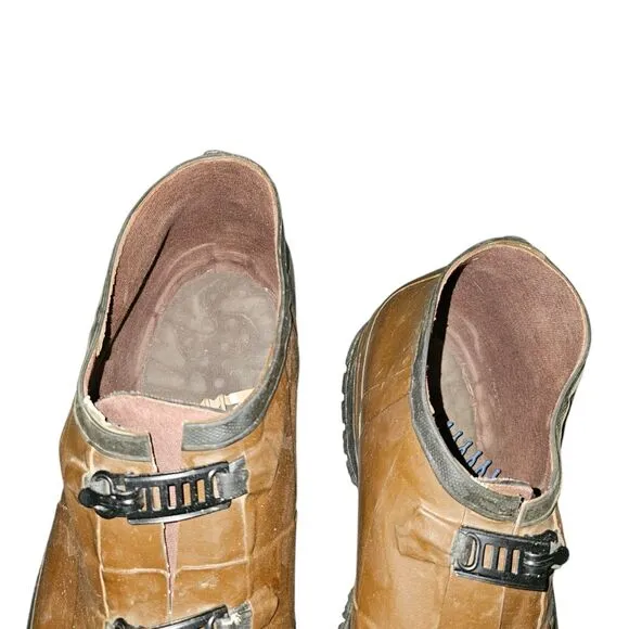 Northerner Vtg Rubber Buckle Boots Shoe Covers Made in USA Union Made Size 15