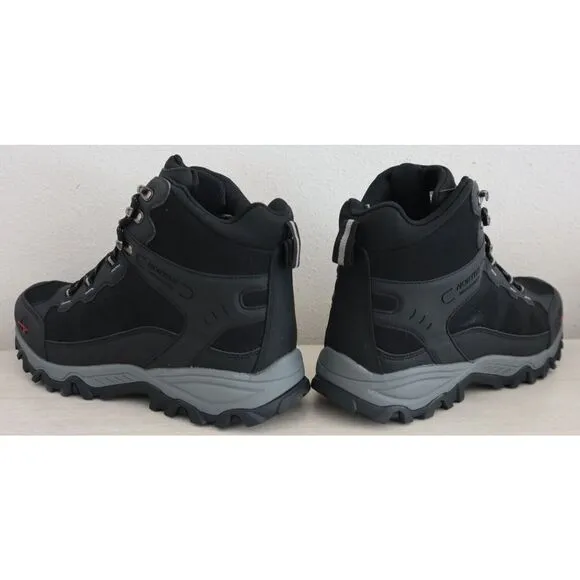Nortiv 8 JS19004M Men’s Sz 11 Black Non-Slip Suede Waterproof Hiking Boots