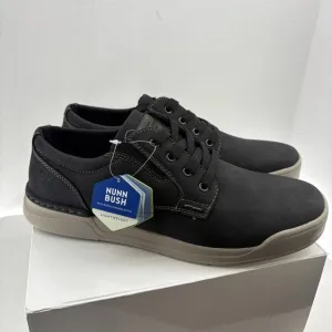 Nunn Bush Tour Canvas Plain Toe Sneakers, Black, Men's 10M