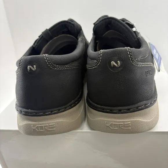 Nunn Bush Tour Canvas Plain Toe Sneakers, Black, Men's 10M