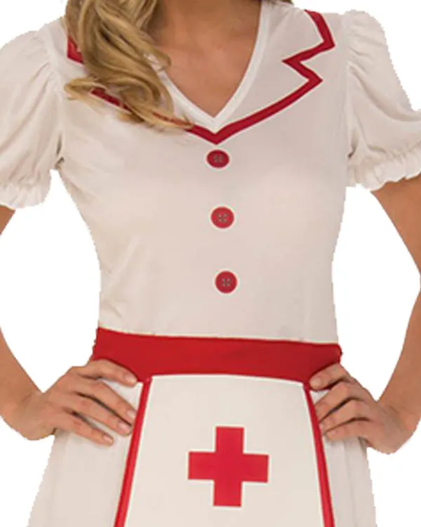 Nurse Costume Adult Classic White Dress