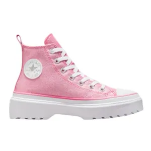 NWB! Chuck Taylor All Star Lugged Lift Platform Prism Glitter Size: 6Y -Big Kids