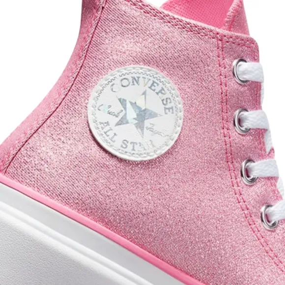 NWB! Chuck Taylor All Star Lugged Lift Platform Prism Glitter Size: 6Y -Big Kids