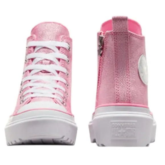 NWB! Chuck Taylor All Star Lugged Lift Platform Prism Glitter Size: 6Y -Big Kids