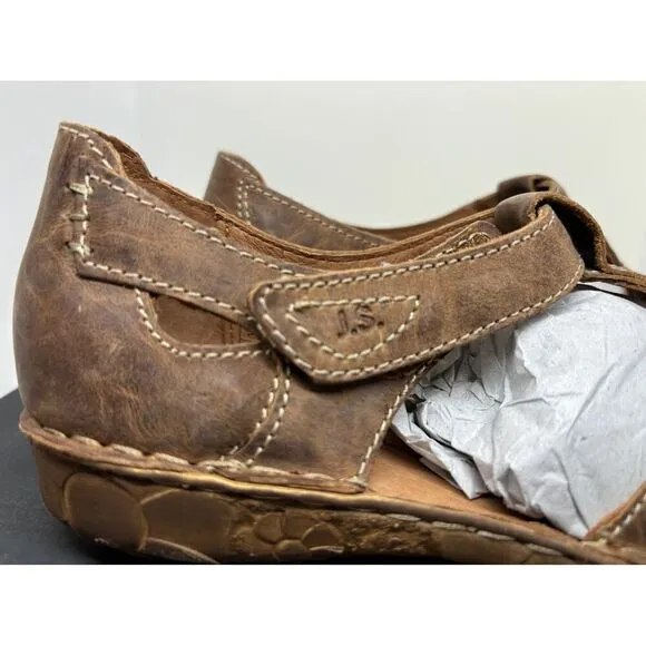 NWB Josef Seibel ROSALIE 29 Fisherman Sandal Shoes Closed Toe Leather 36 5 5.5