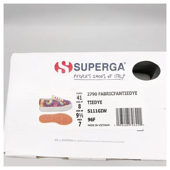 NWB Superga Platform Tie Dye Sneakers Size 9.5