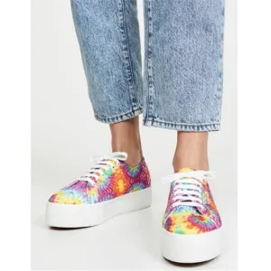 NWB Superga Platform Tie Dye Sneakers Size 9.5