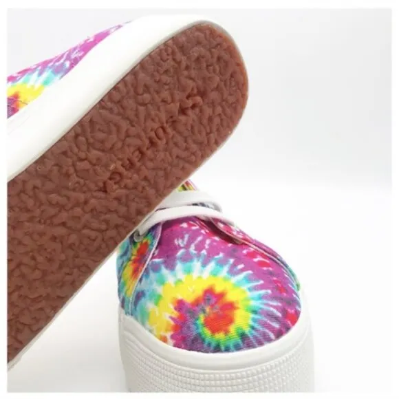 NWB Superga Platform Tie Dye Sneakers Size 9.5