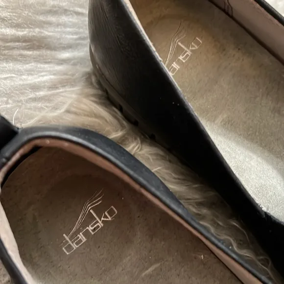 NWOB $149 Dansko Linley Slip On (Women) - Black Burnished Calf size 37