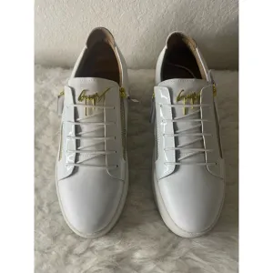 NWOB Authentic Guiseppe Zanotti Frankie Men Italian White Sneakers Size 45/US 12