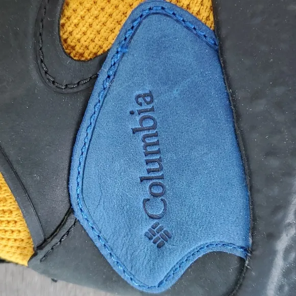 NWOB Columbia Atmos X SH/FT OutDry Waterproof Men's Mid Yellow/Blue Shoes - 8.5