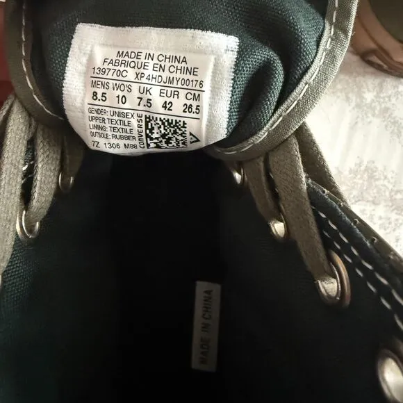 NWOB Converse Jack Purcell Duck Boot High Top Unisex Shoes Sz 8.5/10