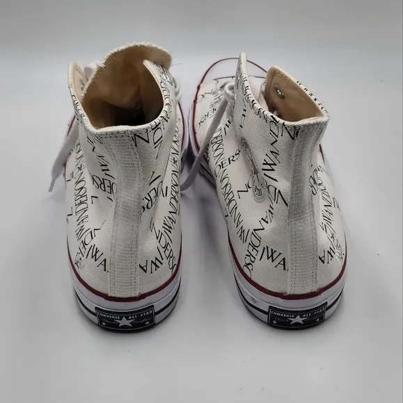 Nwob Converse × JW Anderson Chuck Taylor Unisex lace up high top sneakers Sz 13