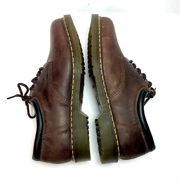 NWOB Dr. Martens 8053 Brown Crazy Horse Leather Casual Lace Up Shoes US 16