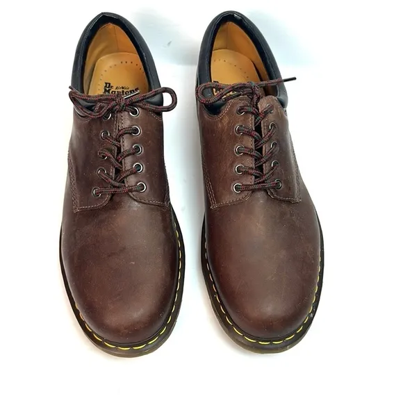 NWOB Dr. Martens 8053 Brown Crazy Horse Leather Casual Lace Up Shoes US 16