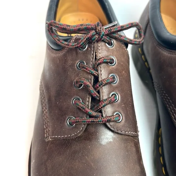 NWOB Dr. Martens 8053 Brown Crazy Horse Leather Casual Lace Up Shoes US 16