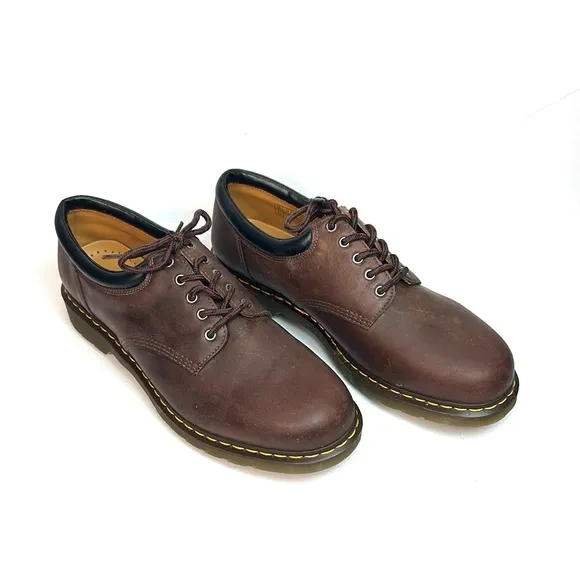 NWOB Dr. Martens 8053 Brown Crazy Horse Leather Casual Lace Up Shoes US 16