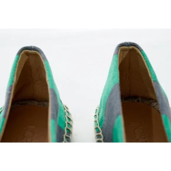 NWOB J Crew Striped Flats Women's Sz 8 Shoes