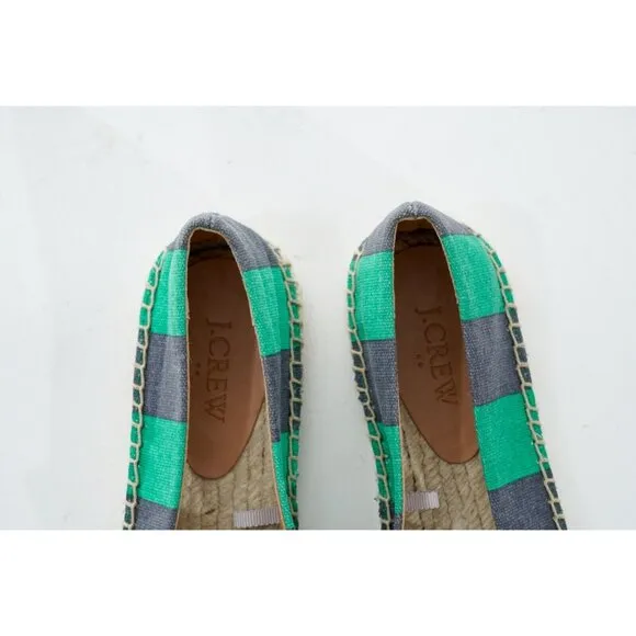 NWOB J Crew Striped Flats Women's Sz 8 Shoes