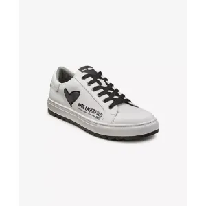 NWOB KARL LAGERFELD PARIS Men's SHOES 9.5 M  Reflective Heart Logo Sneaker
