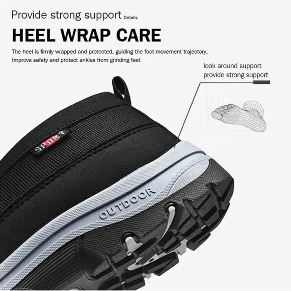 NWOB ORTHOTURE Arch Support &amp; Breathable and Light &amp; Non-Slip Shoes Black 14